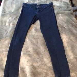 navy jeans
